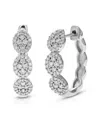 Amairah Silver 0.50 Ct. Tw. Lab-grown Diamond Hoops