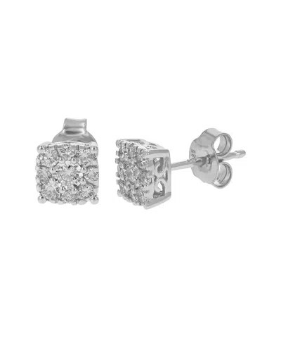 Amairah Silver 0.50 Ct. Tw. Lab-grown Diamond Studs In Metallic