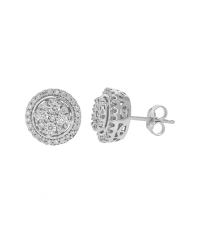 Amairah Silver 0.50 Ct. Tw. Lab-grown Diamond Studs In Metallic