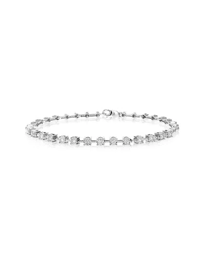 Amairah Silver 0.50 Ct. Tw. Lab-grown Diamond Tennis Bracelet In Metallic