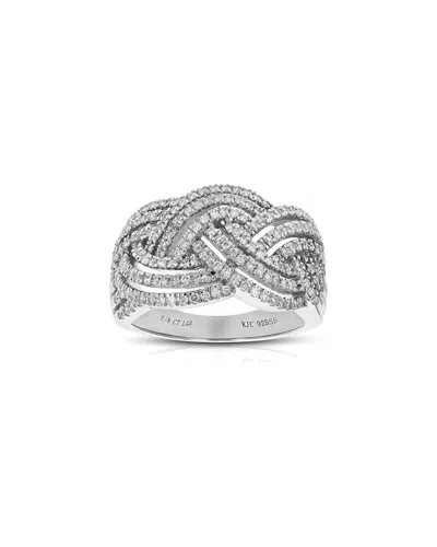 AMAIRAH AMAIRAH SILVER 0.88 CT. TW. LAB-GROWN DIAMOND RING