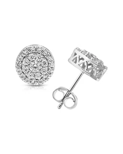 AMAIRAH SILVER 1.00 CT. TW. DIAMOND STUDS