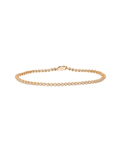 Amairah Silver 1.00 Ct. Tw. Lab-grown Diamond Tennis Bracelet In Gold