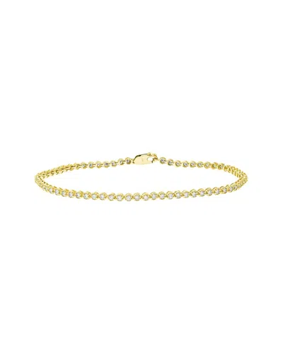 Amairah Silver 1.00 Ct. Tw. Lab-grown Diamond Tennis Bracelet In Gold
