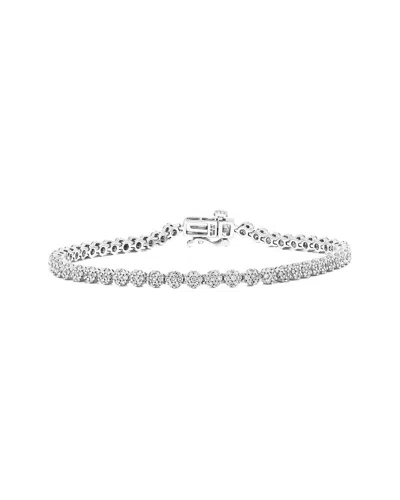 Amairah Silver 1.25 Ct. Tw. Lab-grown Diamond Tennis Bracelet In White