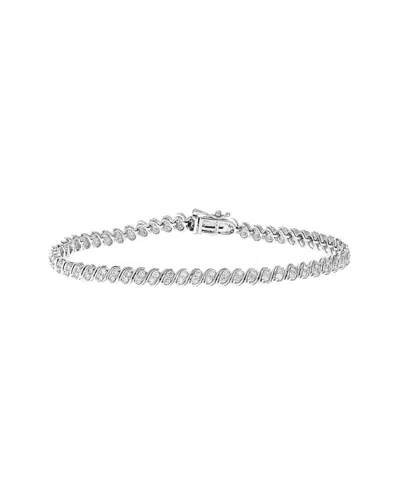 Amairah Silver 1.50 Ct. Tw. Lab-grown Diamond Tennis Bracelet In Metallic