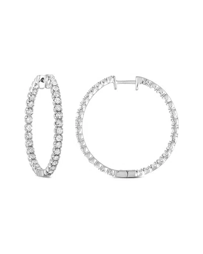 Amairah Silver 5.00 Ct. Tw. Lab-grown Diamond Hoop Earring In Metallic