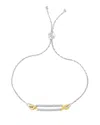 Amairah Vermeil 0.10 Ct. Tw. Diamond Bolo Bracelet