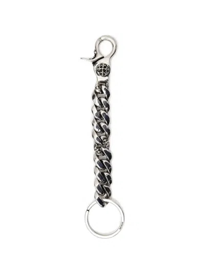 Amal Guessous Chain Keyring In Silver