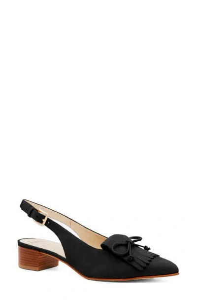 Amalfi By Rangoni Aguglia Slingback Pump In Black