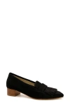 Amalfi By Rangoni Asti Pointed Toe Kiltie Loafer Pump In Black Long Beach