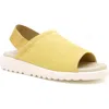 Amalfi By Rangoni Bahamas Slingback Sandal In Paglia Yellow Long Beach
