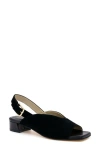 Amalfi By Rangoni Balista Slingback Sandal In Black Cashmere