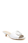 Amalfi By Rangoni Dalmazia Kitten Heel Slide Sandal In Moon Etoile/silver Ornament