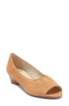 Amalfi By Rangoni Damien Peep Toe Pump In Brown