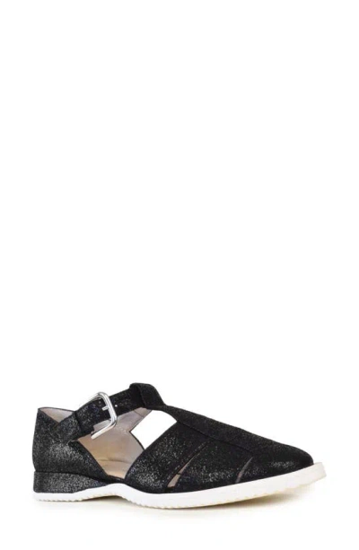 Amalfi By Rangoni Eduard Flat In Black Dusty Polvere