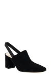 Amalfi By Rangoni Falle Slingback Pump In Black - Matching Elastic