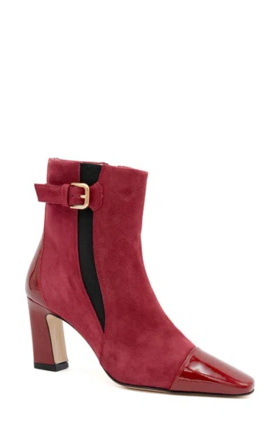 Amalfi By Rangoni Feroce Cap Toe Bootie In Red