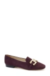 Amalfi By Rangoni Galatea Bit Loafer In New Prugna Cashmere Gold Chain