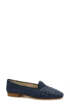 Amalfi By Rangoni Gastone Perforated Espadrille In Peacot Stuoia Dama