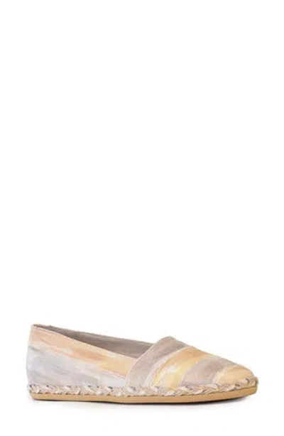 Amalfi By Rangoni Gennaro Ballet Flat In Terra Nappa/paglia Nappa