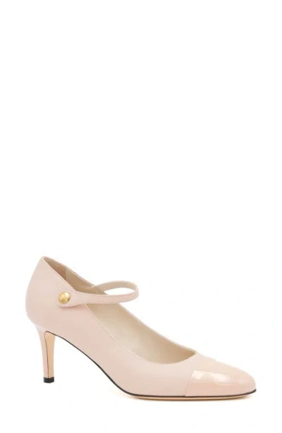 Amalfi By Rangoni Lilli Ankle Strap Cap Toe Pump In Gray