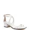 Amalfi By Rangoni Manchester Ankle Strap Sandal In White Parmasoft