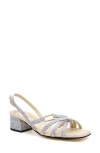 Amalfi By Rangoni Marte Slingback Sandal In Black Glitter Balla