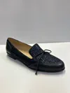 AMALFI BY RANGONI OMBRETTO SLIP ON SHOES IN NAVY
