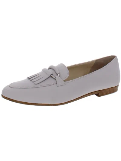 Amalfi By Rangoni Orio Womens Almond Toe Flat Loafers In Grey