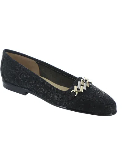 Amalfi By Rangoni Oste Womens Almond Toe Loafers In Black