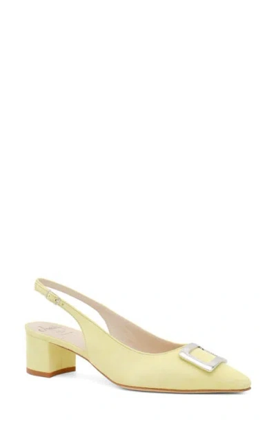 Amalfi By Rangoni Padrino Slingback Pump In Yellow