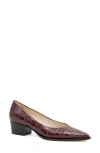 Amalfi By Rangoni Persiana Pointed Toe Pump In Burgundy