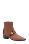Amalfi By Rangoni Plotina Pointed Toe Bootie In Brown