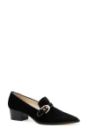 Amalfi By Rangoni Publio Pointed Toe Loafer Pump In Black