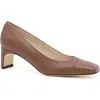 Amalfi By Rangoni Serapide Cap Toe Pump In Brown