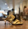 Amalfi By Rangoni Tirana Twisted 2band Sandal - Medium Width In Gold In Gold