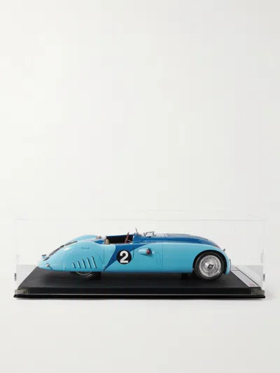 Amalgam Collection Bugatti Type 57g Tank 1.8 Model Car In Blue