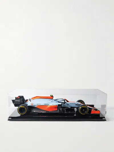 Amalgam Collection Mclaren Mcl35m Lando Norris (2021) Monaco Grand Prix 1:8 Model Car In Orange