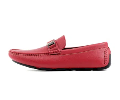 Amali Men's Adonis Loafer In Burgundy In Red