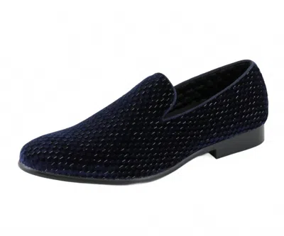 Amali Men's Blaze Loafer In Navy In Black