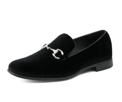 Amali Men's Brad Velvet Loafer In Black