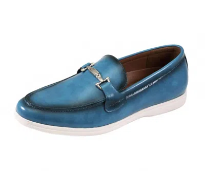 Amali Men's Cahill Loafer In Teal In Blue