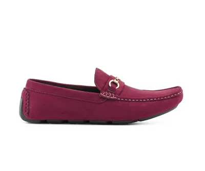 Amali Men's Ecker Driving Moccasins In Burgundy
