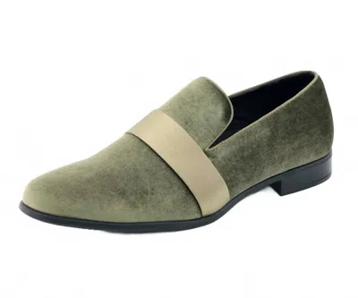 Amali Men's Knight Loafer In Olive In Green