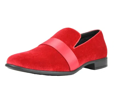 Amali Men's Knight Loafer In Red