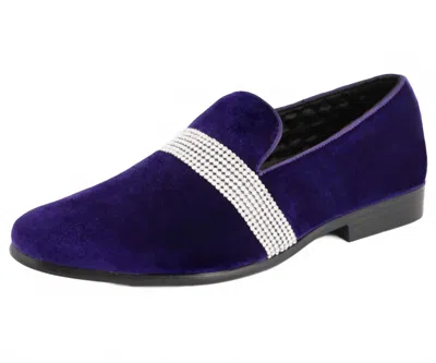 Amali Men's Monarch Loafer In Purple In Blue