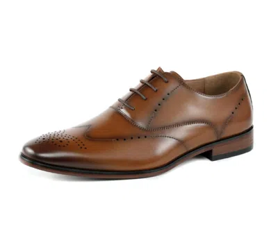 Amali Men's Rory Oxford Shoes In Cognac In Multi