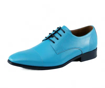 Amali Men's Russo Oxford Shoes In Teal In Blue