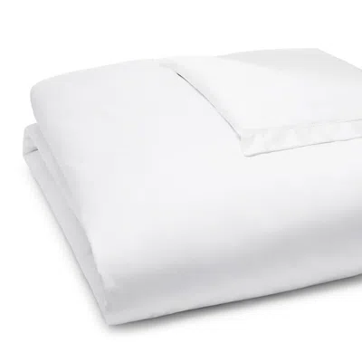 Amalia Home Collection 420tc  Sateen Hemstitch Duvet Cover, Queen In White